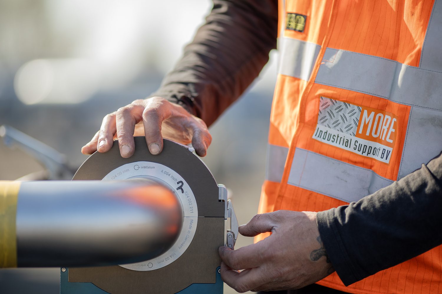 Plaatsen van de orbitaalklem